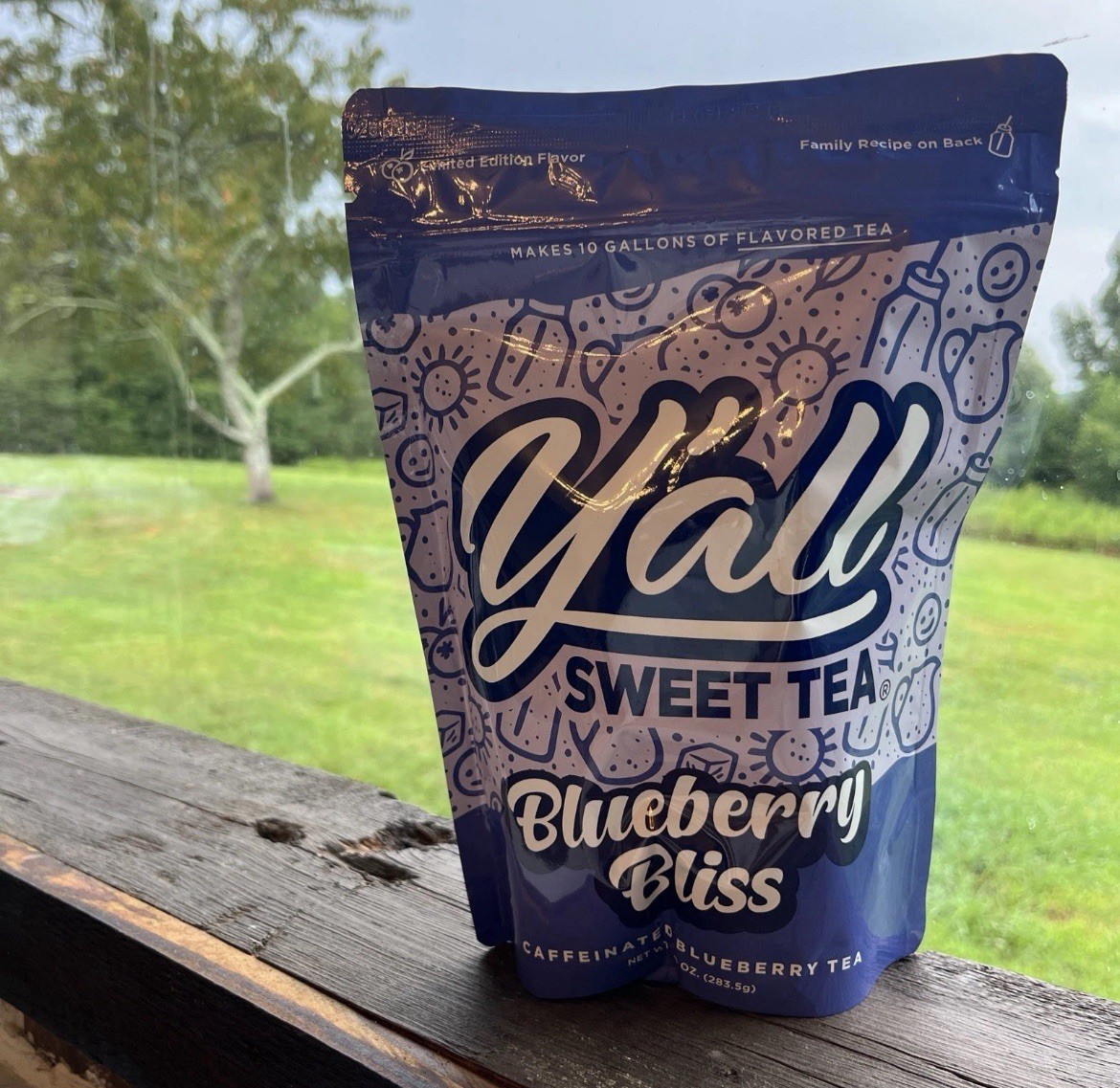 Y\'all Sweet Tea 10 pk resealable bags Blueberry **Limited Edition** B101