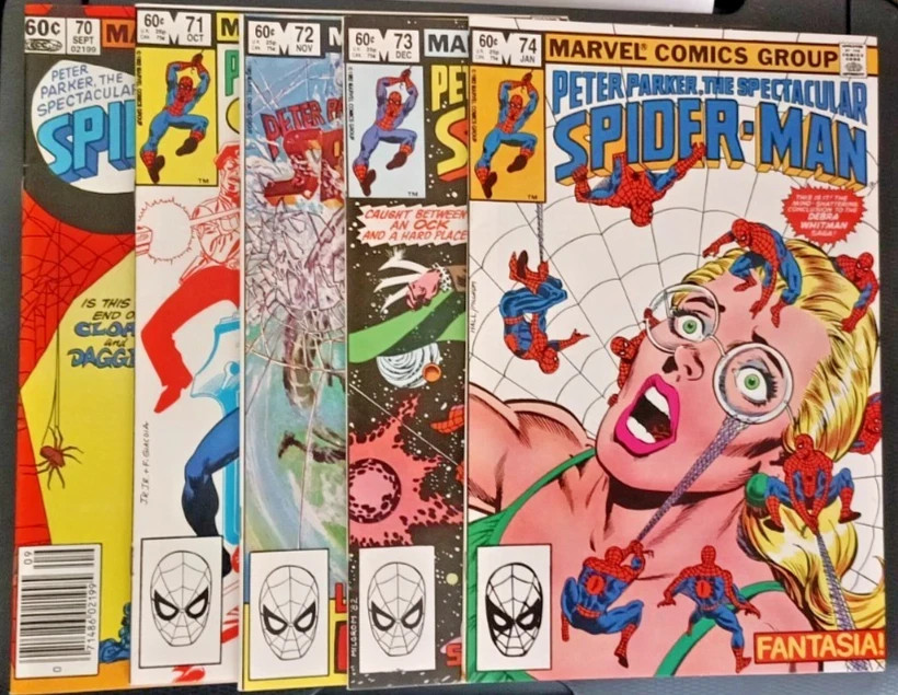 The Spectacular Spider-Man #70-74, 80-85 Marvel Comics 11 Issue Lot 1982-1983
