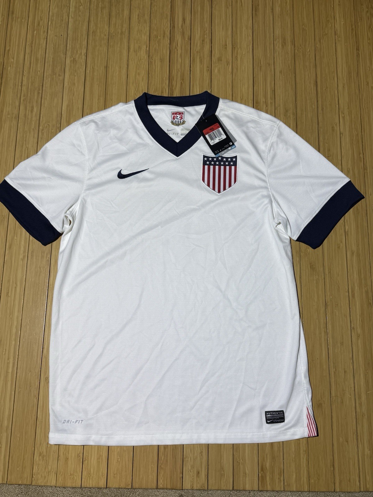 Nike USA USMNT World Cup Home Soccer Jersey White Dri-FIT NWT Men’s Large Rare Nike USA USMNT World Cup Home Soccer Jersey White Dri-FIT NWT Men’s Large Rare