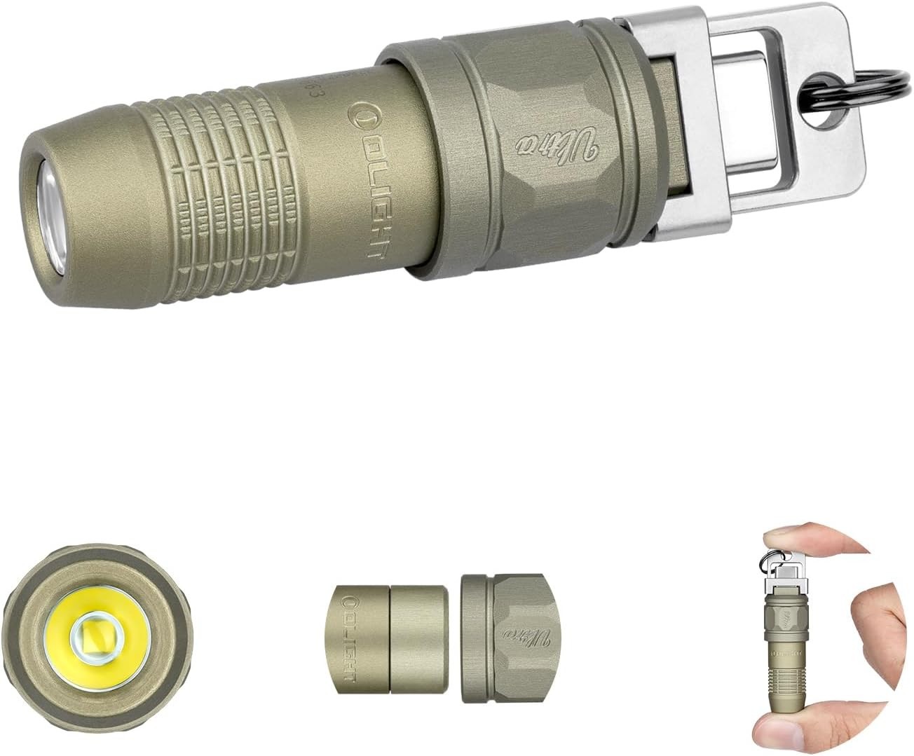 Olight iUltra OAL Rechargeable EDC Keychain Flashlight, 80 Lumen, USB-C Charging Olight iUltra OAL Rechargeable EDC Keychain Flashlight, 80 Lumen, USB-C Charging
