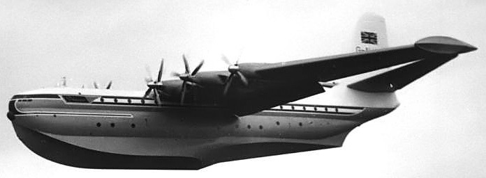 SR-45 Princess Saunders-Roe SR45 Airplane Wood Model Replica Large 