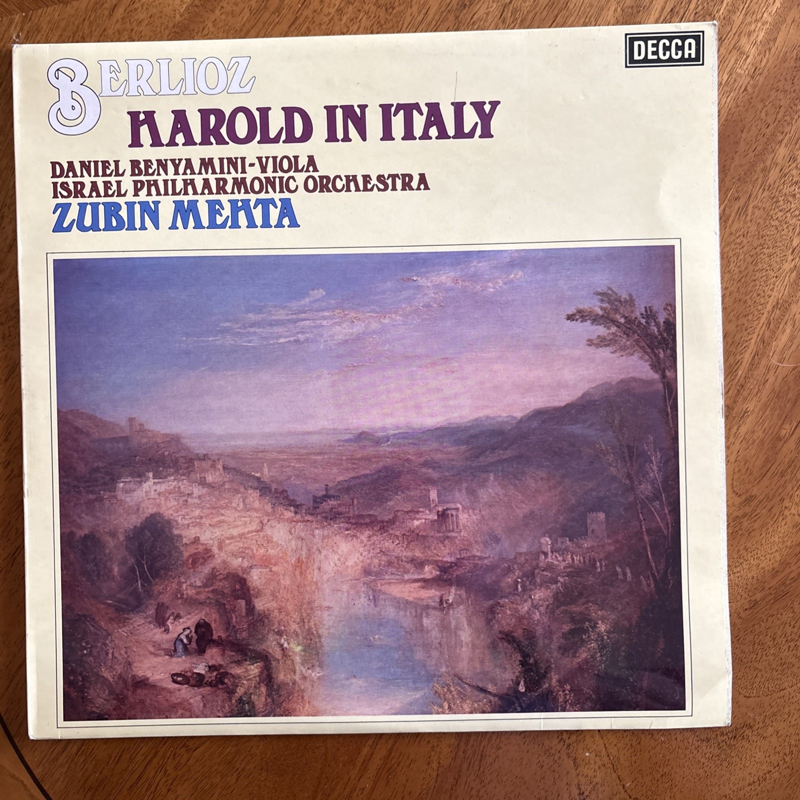 Berlioz Harold In Italy Zubin Mehta DECCA SXL 6732 Vinyl Is VG+