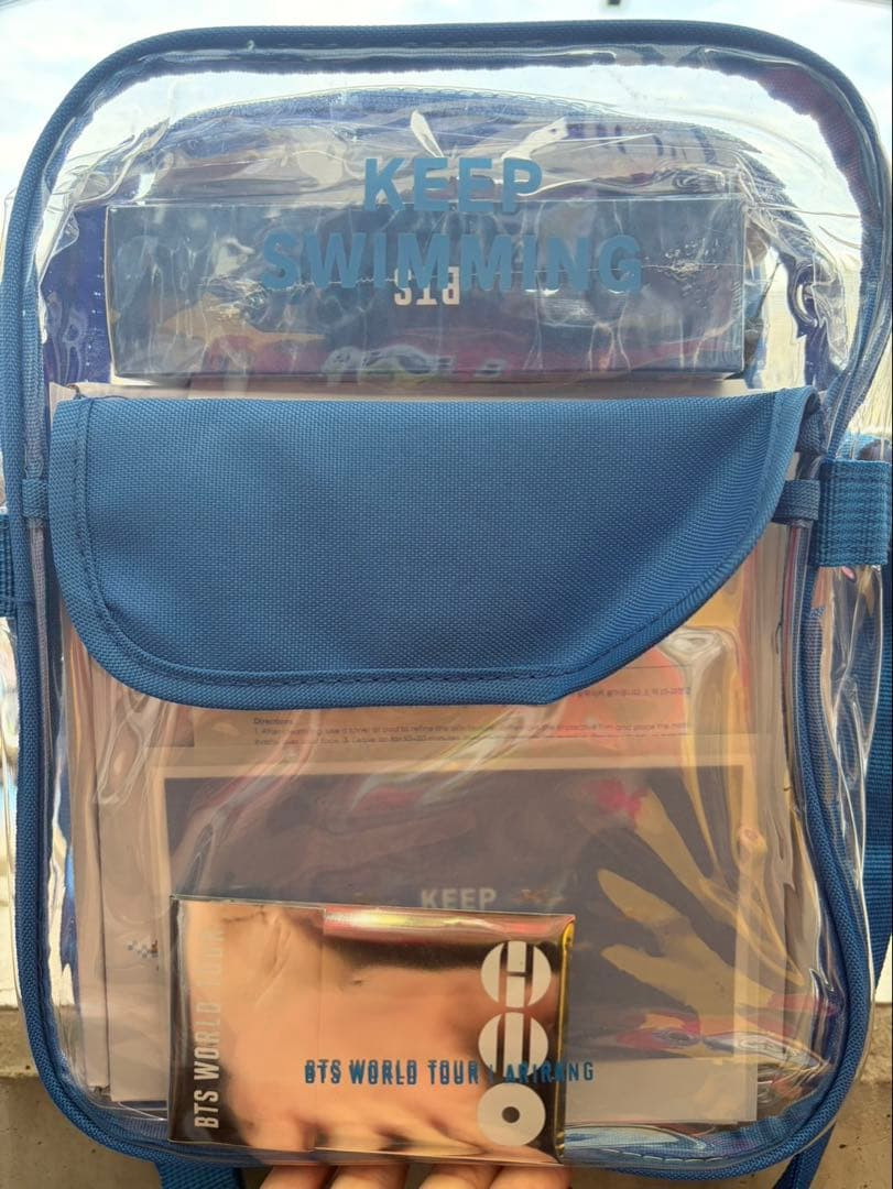 BTS Arirang Busan Concert Keep Swimming Gift Bag with Photocard full set sell