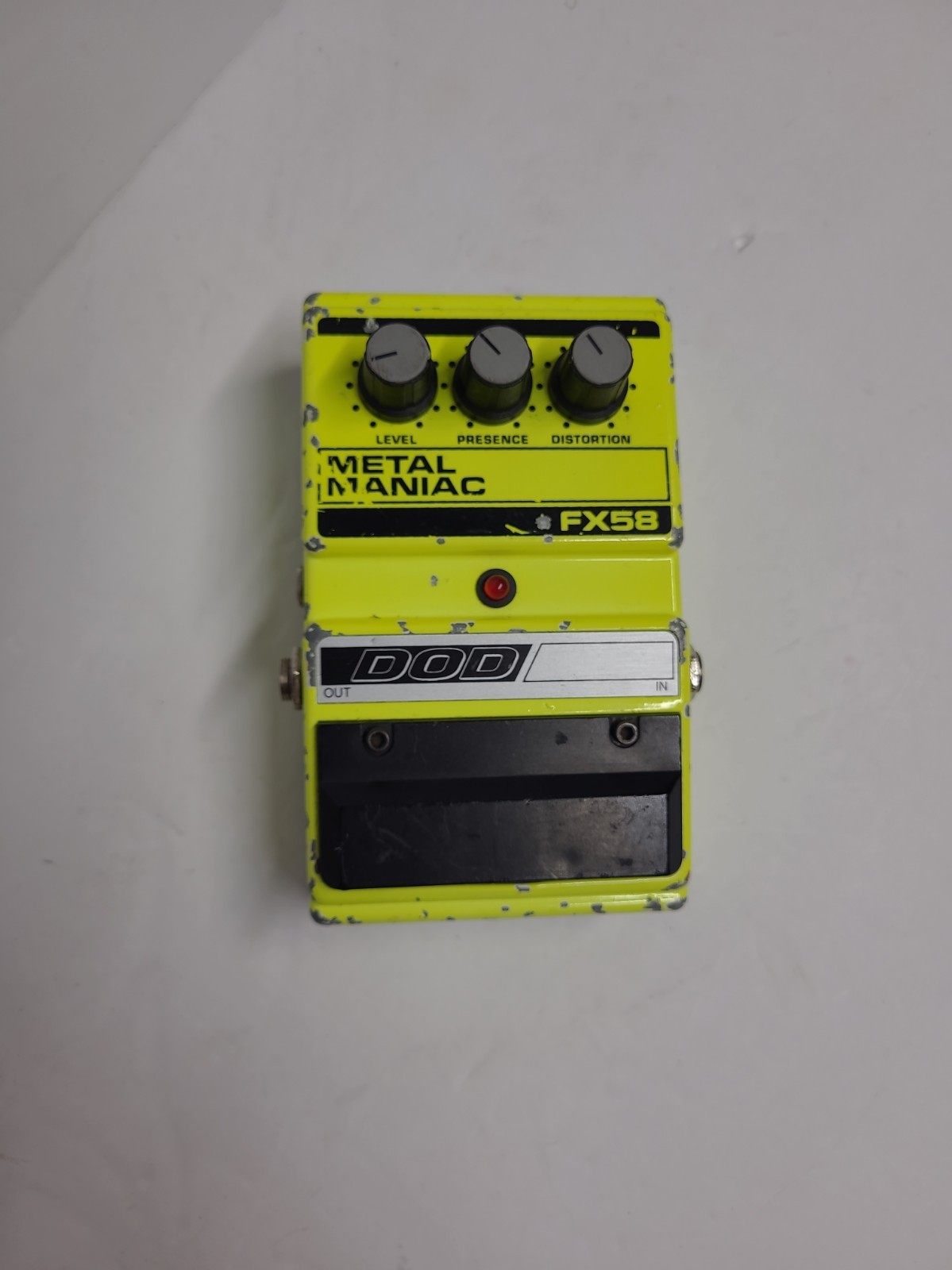 Vintage DOD Metal Maniac Fx58 Heavy Metal\'80s Distortion Pedal USA
