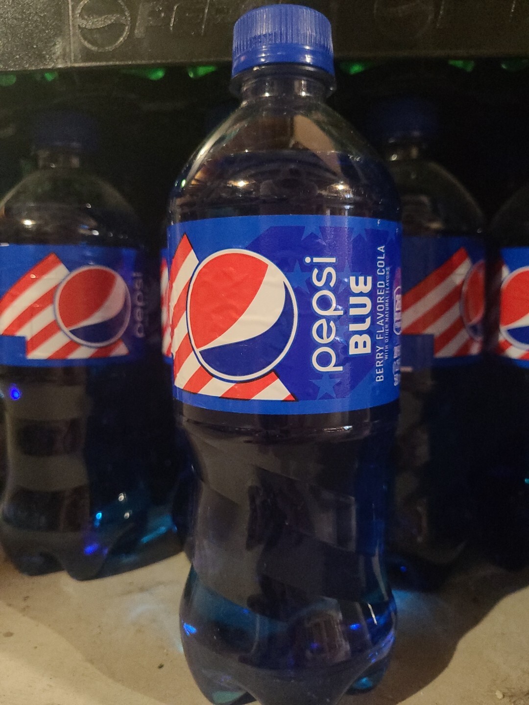 Pepsi Blue Soda Pop Unopened Bottle (20oz) Rare And Hard To Find NTBC 2021