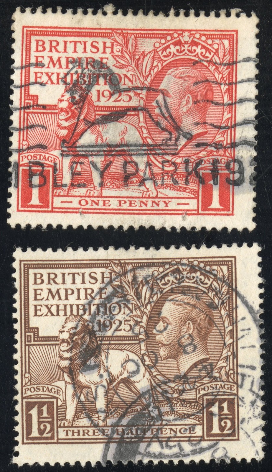 Great Britain Stamps # 203-4 Used VF Scott Value $75.00