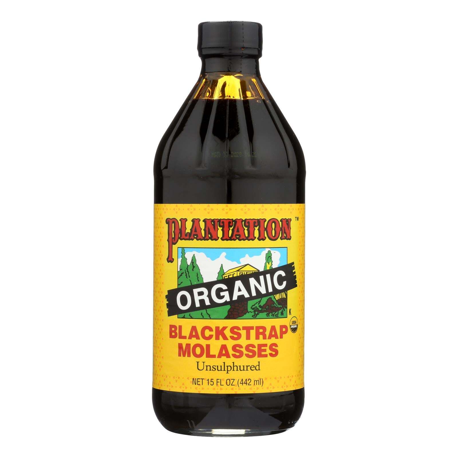 Plantation Organic Blackstrap Molasses Syrup 15 oz, Pack of 2 Plantation Organic Blackstrap Molasses Syrup 15 oz, Pack of 2