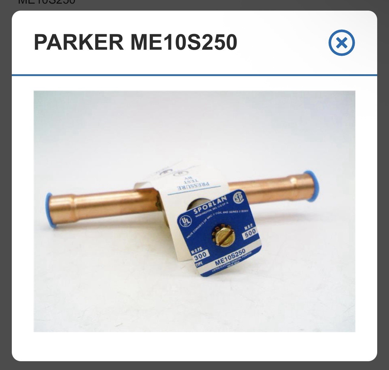 PARKER ME10S250 / ME10S250 (NEW IN BOX)