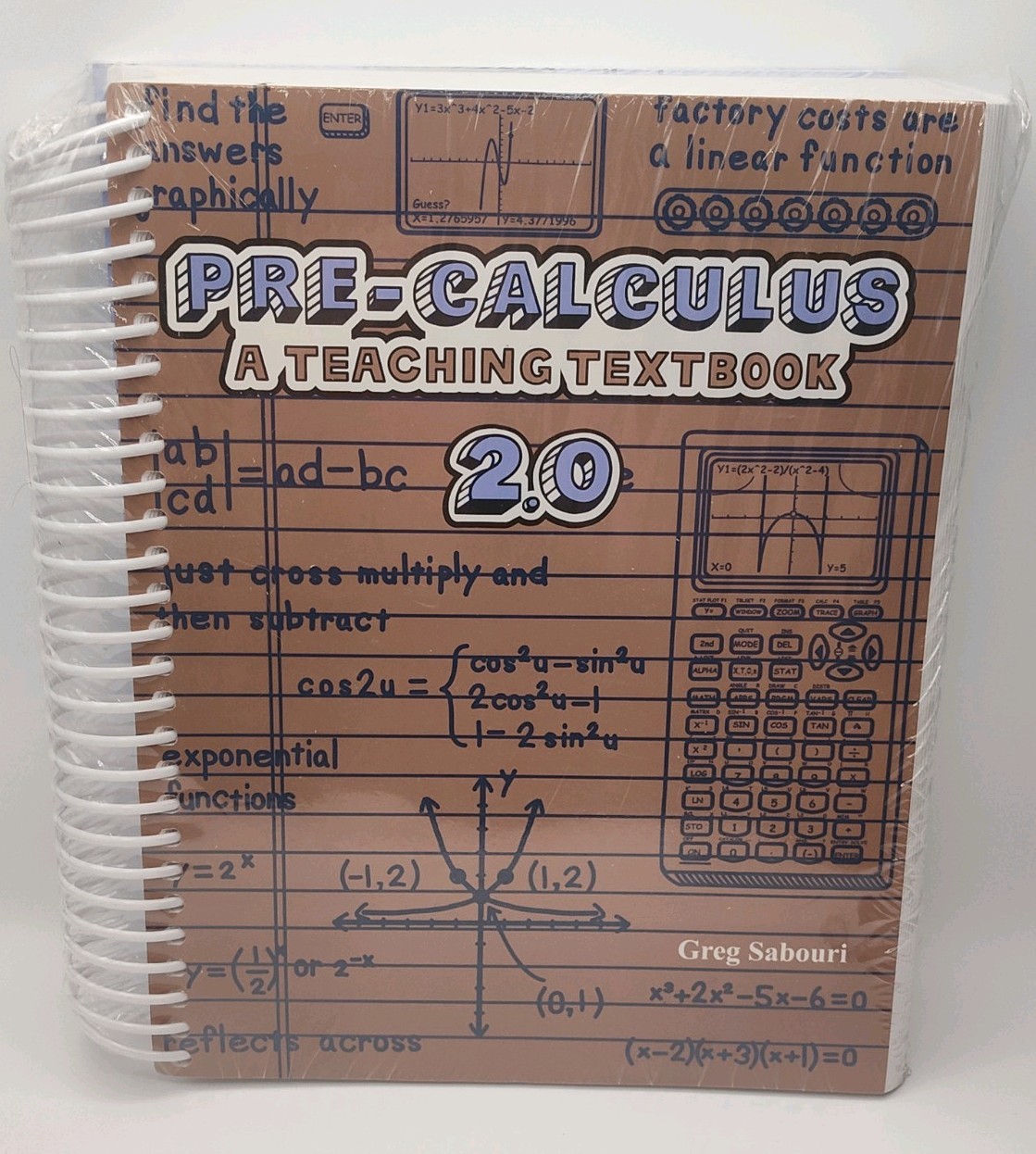 A Teaching Textbook Pre-Calculus 2.0 Combo Kit Greg Sabouri Homeschool Math New
