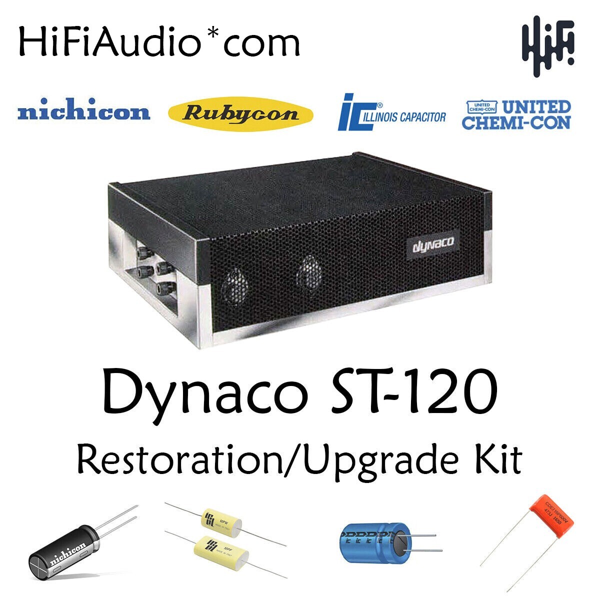 Dynaco ST-120 Amplifier Restoration Kit repair upgrade recap capacitor