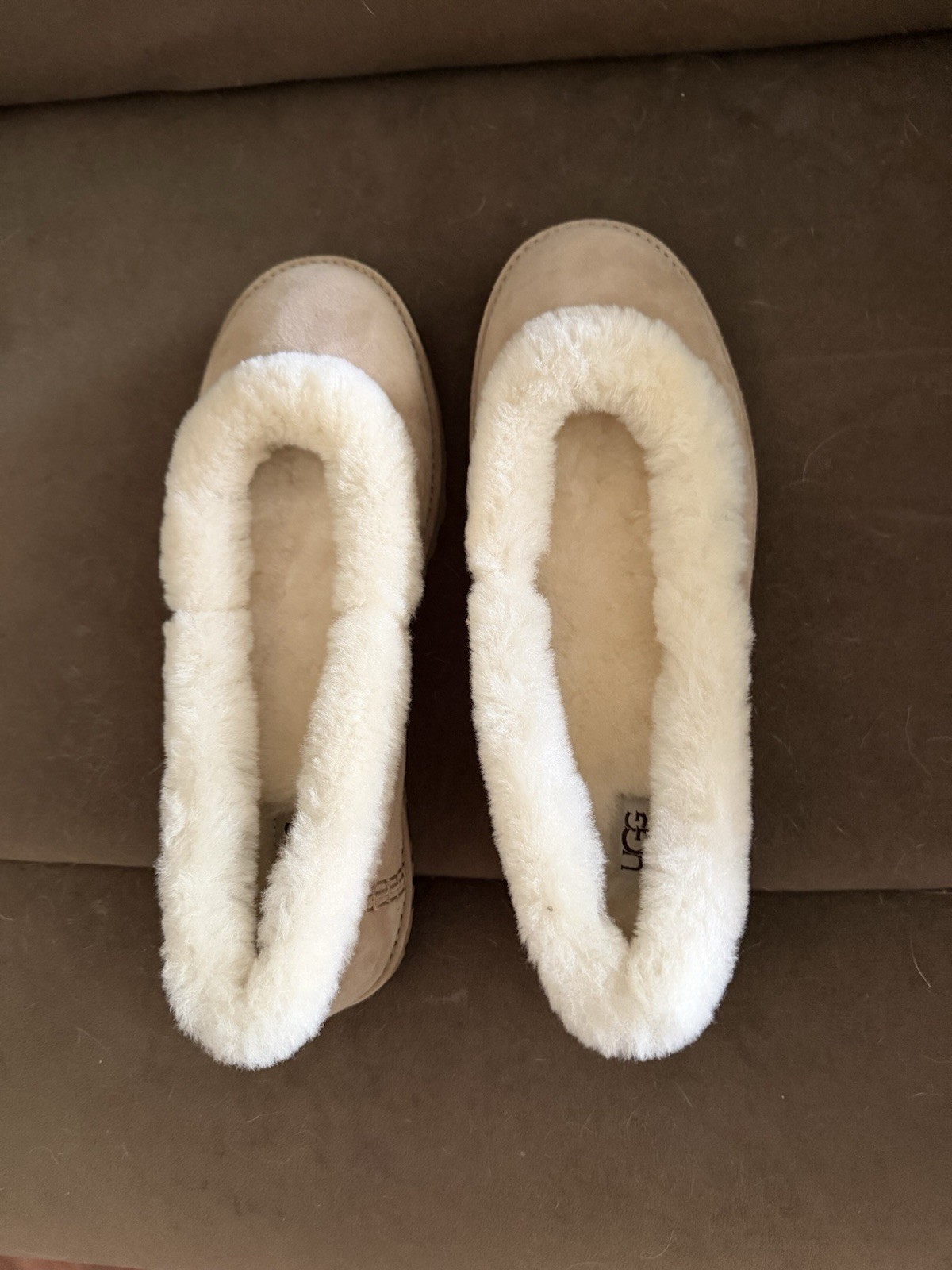 Ladies Ugg Zora Ballet Flat Sand Size 7