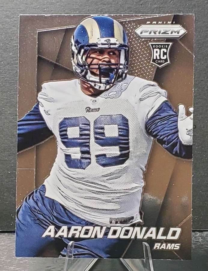 2014 Panini Prizm #228 Aaron Donald RC RAMS Rookie football card NM/MT