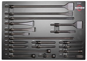 Mayhew 32090F 20 Piece Pneumatic Punch & Chisel Set