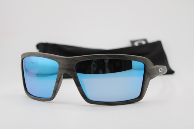 NEW OAKLEY OO9129-0663 CABLES WOODGRAIN AUTHENTIC SUNGLASSES 63-14