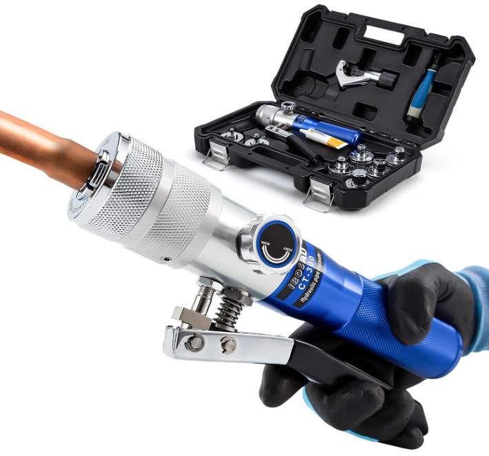 Kit hidráulico HVAC para expandir tubos de cobre de 3/8\