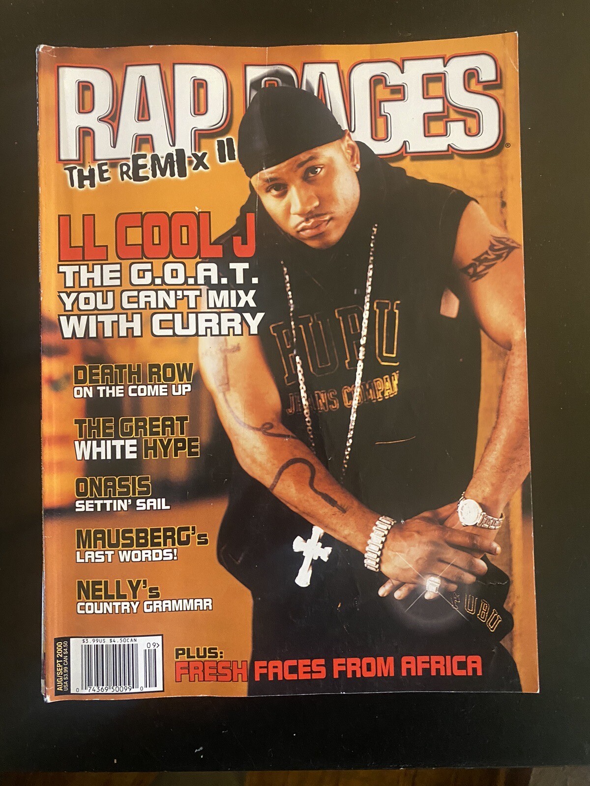 Rap Pages Aug / Sept 2000  LL Cool J ( Cover )