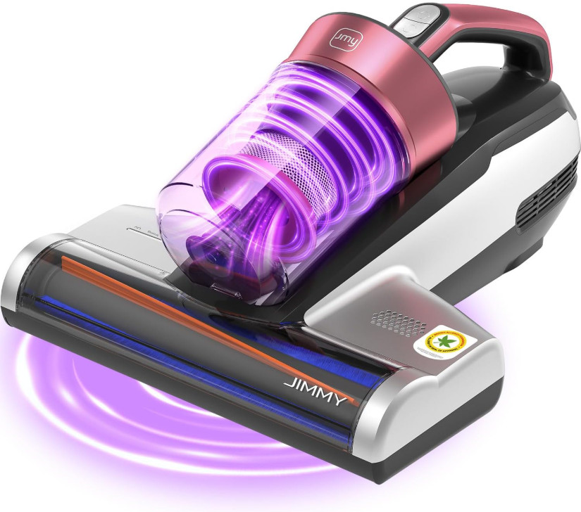 Aspiradora Colchón 15KPa 500W Luz UV-C Ultrasónica HEPA para Polvo Pelo Mascotas