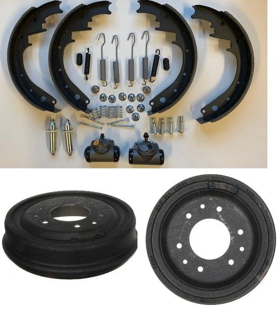 Brake Shoe Drum kit w/ hardware Fit Chevrolet 3100 1/2 ton 1951-1959 FRONT 6 LUG