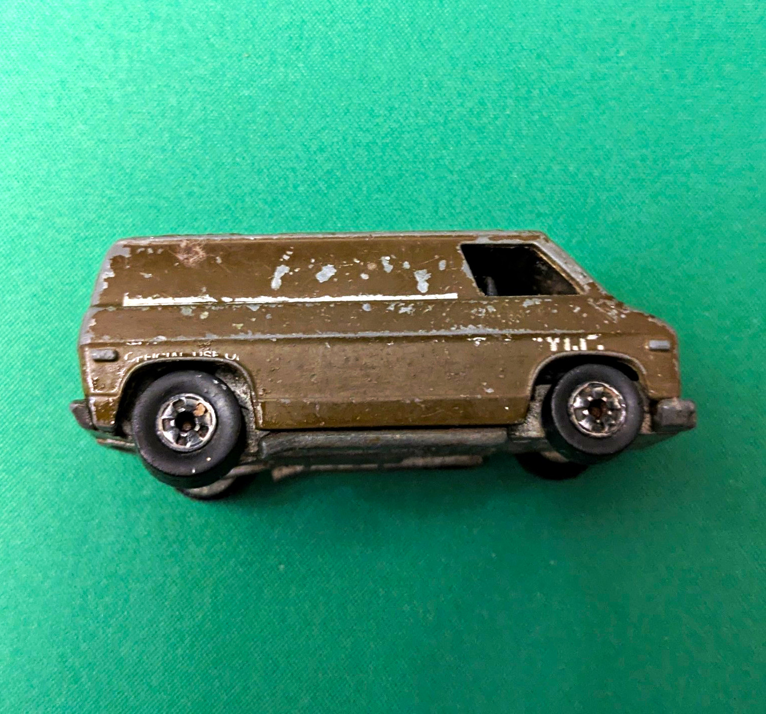 Vintage 1976 Hot Wheels Redline Super Van • US Army Military Police • Hong Kong