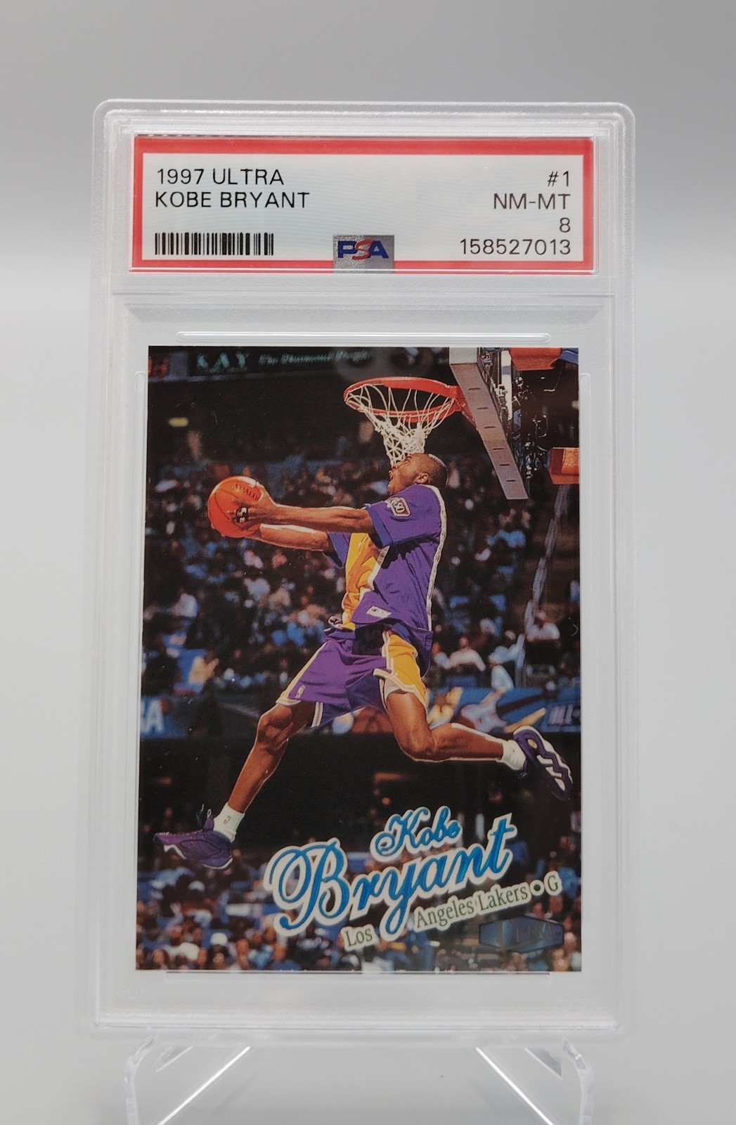 1997-98 Fleer Ultra Kobe Bryant #1 PSA 8 NM-MT Los Angeles Lakers