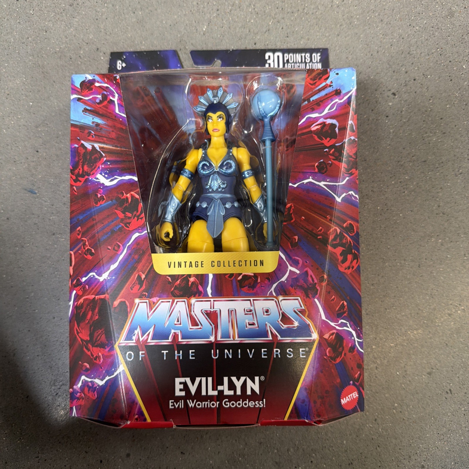 MATTEL MOTU MASTERVERSE VINTAGE COLLECTION 7'' EVIL LYN MASTERS OF THE UNIVERSE