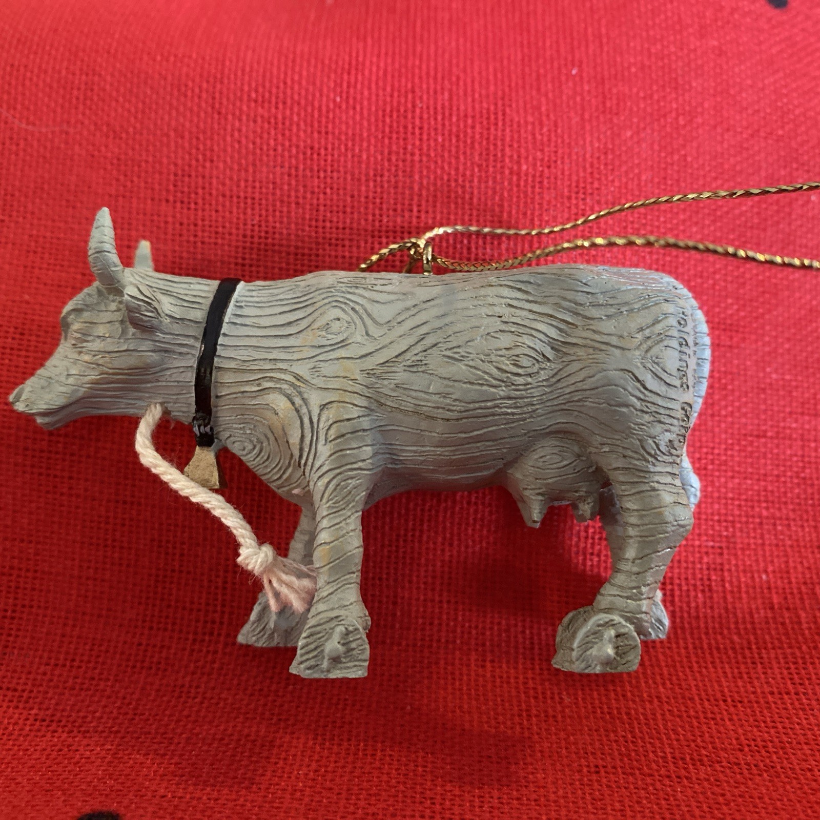 Westland COW PARADE: “ PULL TOY “ ornament 