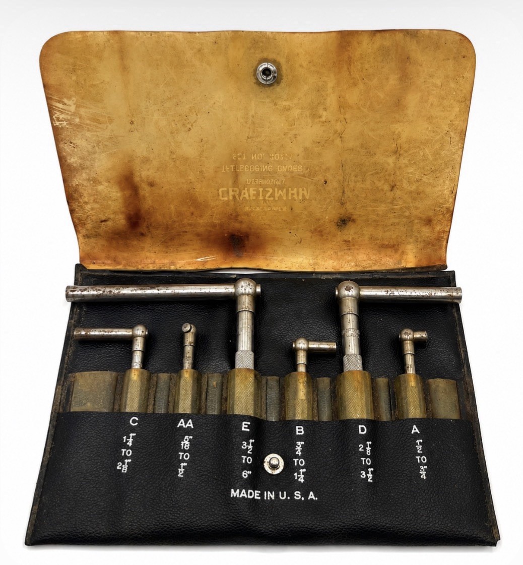 Vintage Craftsman Telescoping Gage Set No. 4027 6 Piece Machinist Tool USA