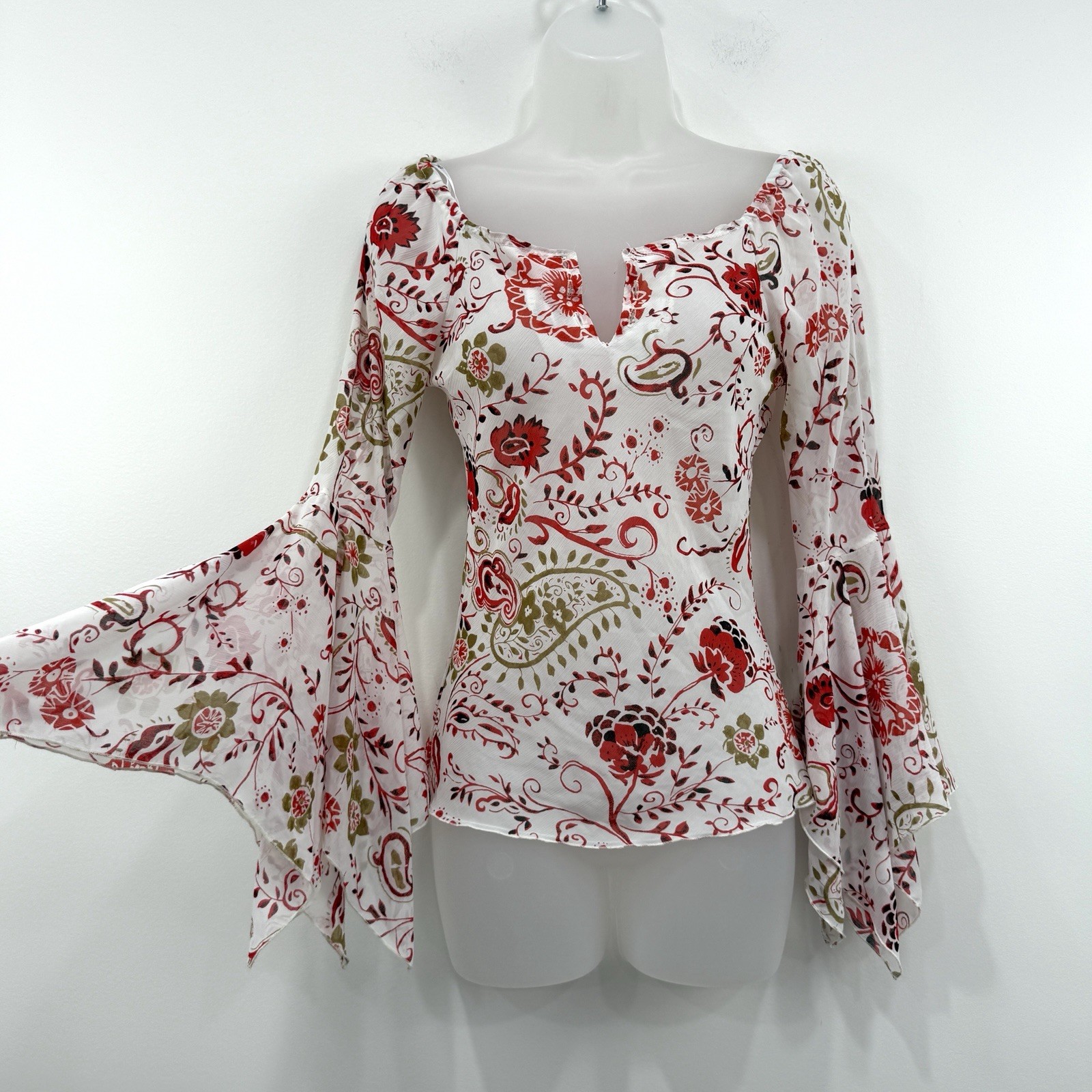 VTG 90 Y2K International Newport Group Top M Fairy Dainty Boho Hippie Ethereal VTG 90 Y2K International Newport Group Top M Fairy Dainty Boho Hippie Ethereal