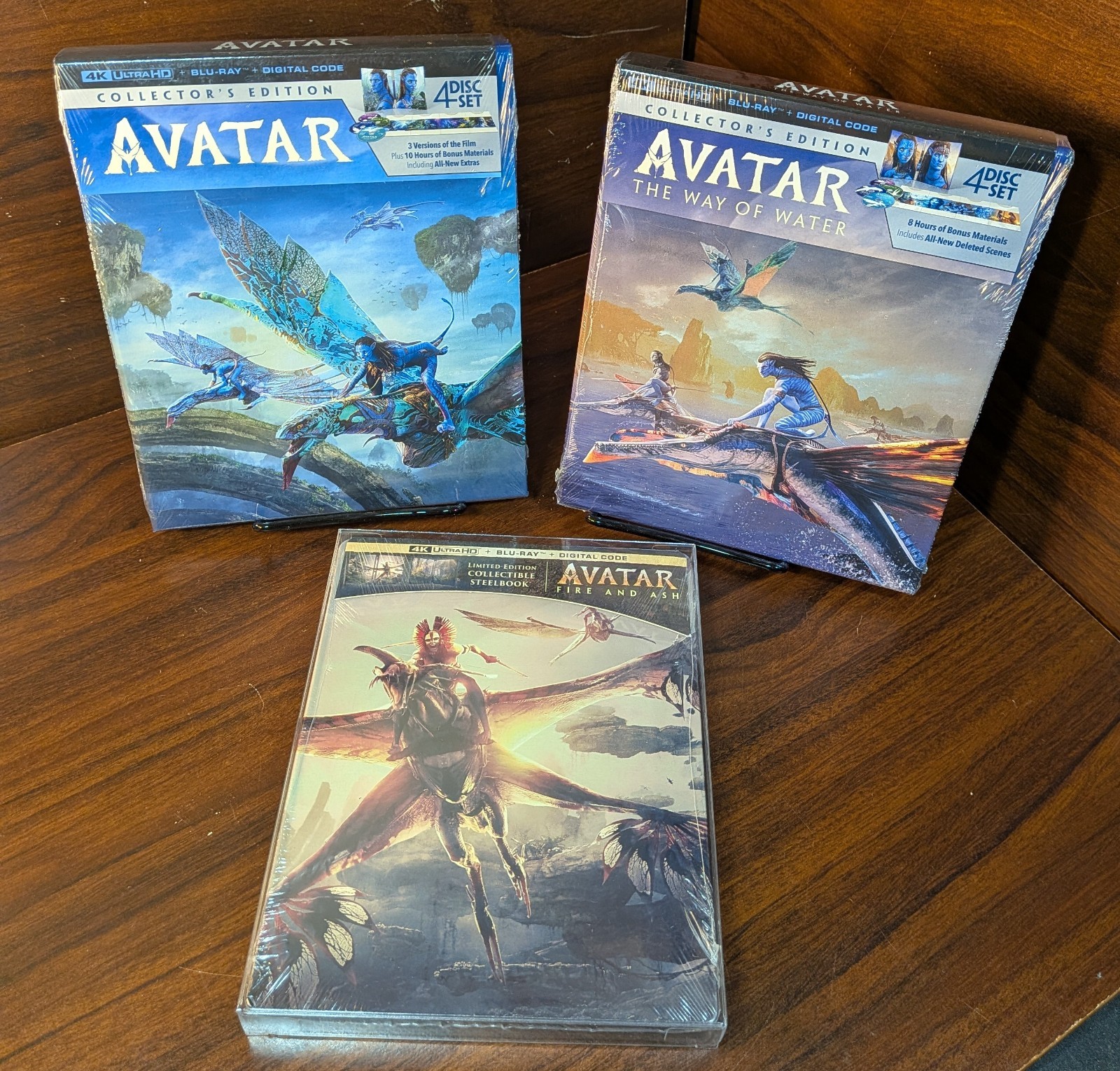 Avatar 4K / Avatar: The Way of Water 4K Digibooks + Avatar 3 Steelbook (4K) NEW Avatar 4K / Avatar: The Way of Water 4K Digibooks + Avatar 3 Steelbook (4K) NEW