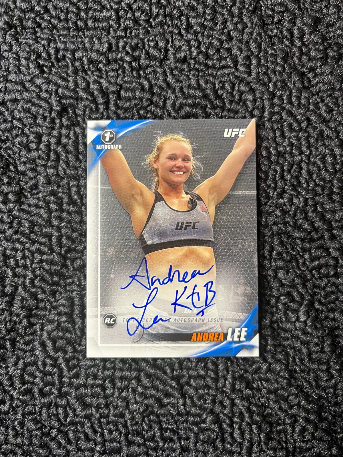 2019 Topps UFC Knockout - Autographs Andrea Lee #KA-ALE Blue /50 (AU, RC)