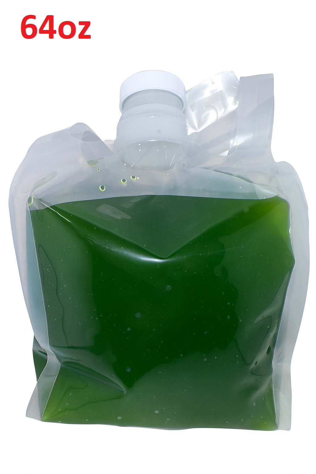 64oz Green Water Live Chlorella Culture - ½ Gallon for Fish Fry Shrimp Daphnia