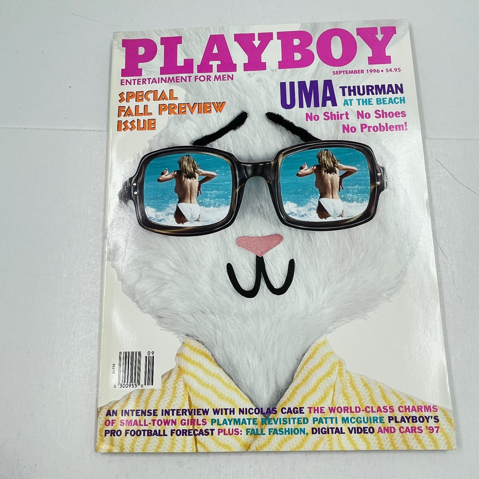 Playboy September 1996 Playmate Jennifer Allan, Uma Thurman, Janeane Garofalo