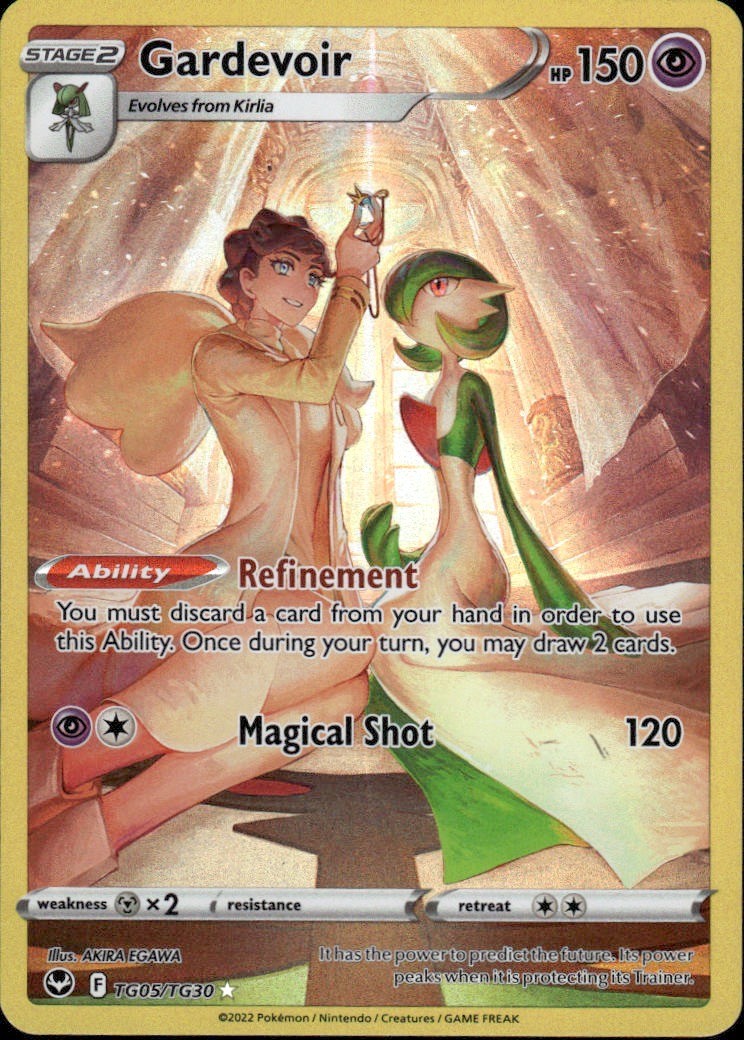 Gardevoir TG05/TG30 Ultra Rare SWSH12: Silver Tempest Trainer Gallery Pokemon Gardevoir TG05/TG30 Ultra Rare SWSH12: Silver Tempest Trainer Gallery Pokemon