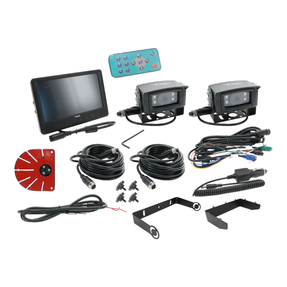 CabCAM CCT9M2CQ Quad Video System 2 Cameras LCD Monitor 9\