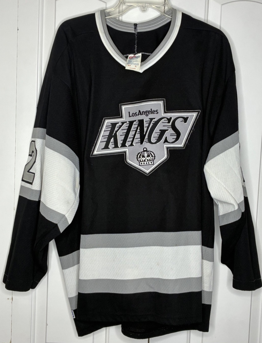 Vintage Los Angeles Kings authentic CCM licensed  Hockey Jersey Number 22