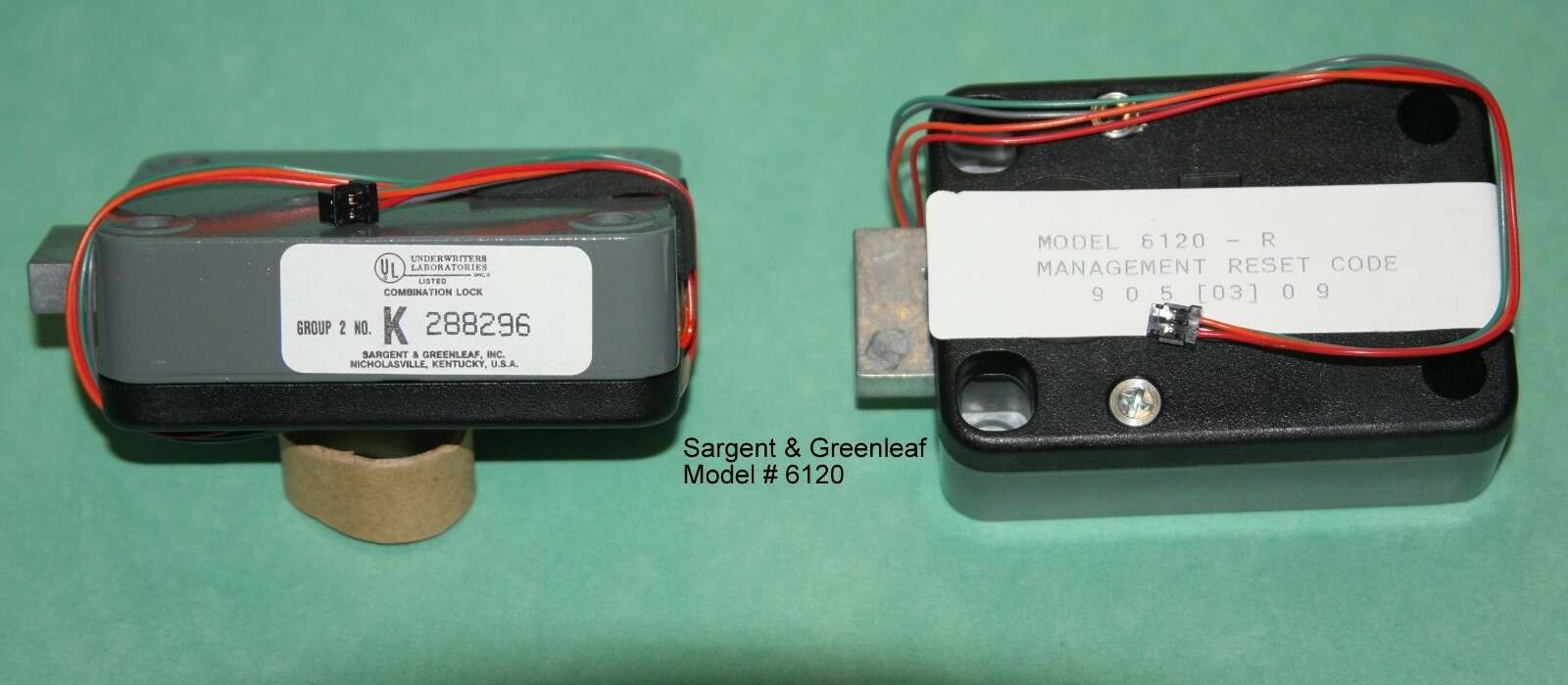 NOS Sargent & Greenleaf 6120-307 Lock