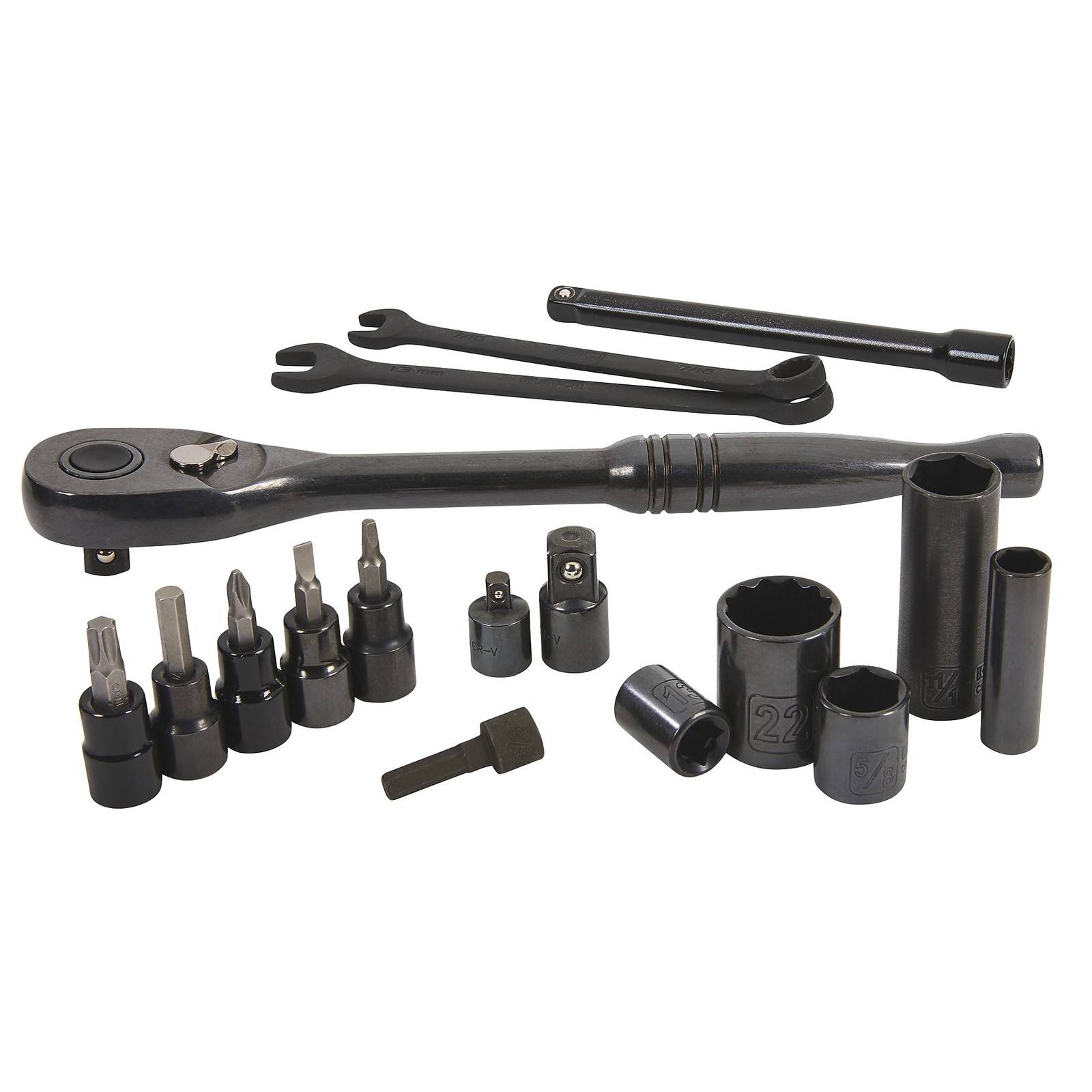 Klutch Mechanic's Tool Set, 225-Pc., 1/4in., 3/8in. & 1/2in. Drive, SAE & Metric Klutch Mechanic's Tool Set, 225-Pc., 1/4in., 3/8in. & 1/2in. Drive, SAE & Metric