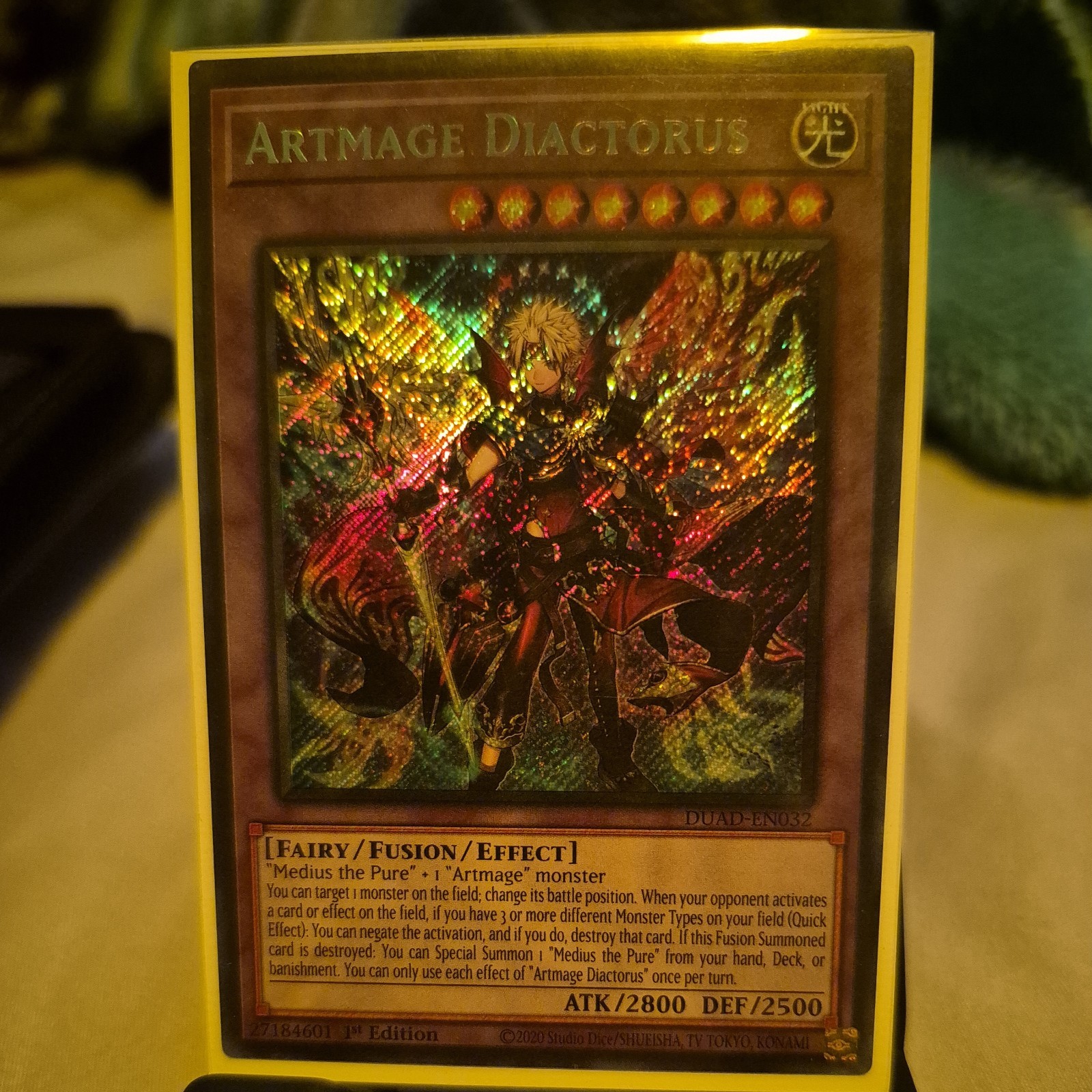 Artmage Diactorus - DUAD-EN032 - Secret Rare - 1st Edition NM