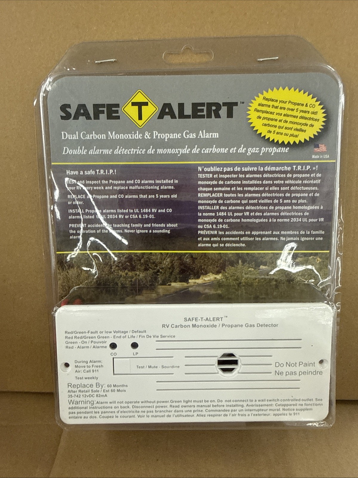 MTI Industry 35-742-WT Safe-T-Alert ™ LP & CO ALARMS & DETECTORS RV