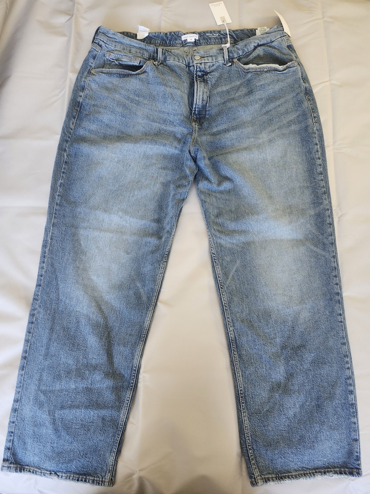 Good American Women\'s Good 90s Relaxed Jeans, Indigo, Size 18 Good American Women\'s Good 90s Relaxed Jeans, Indigo, Size 18