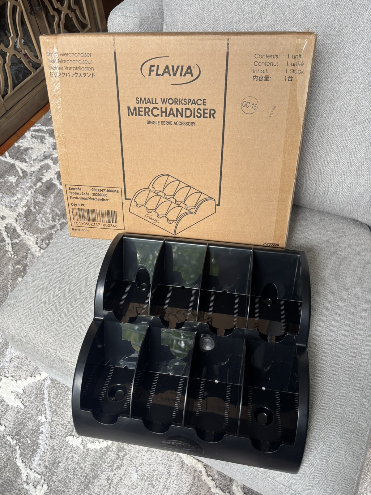 Flavia Small Workspace Merchandiser Single Serve Pod Holder Organizer 25200000 Flavia Small Workspace Merchandiser Single Serve Pod Holder Organizer 25200000