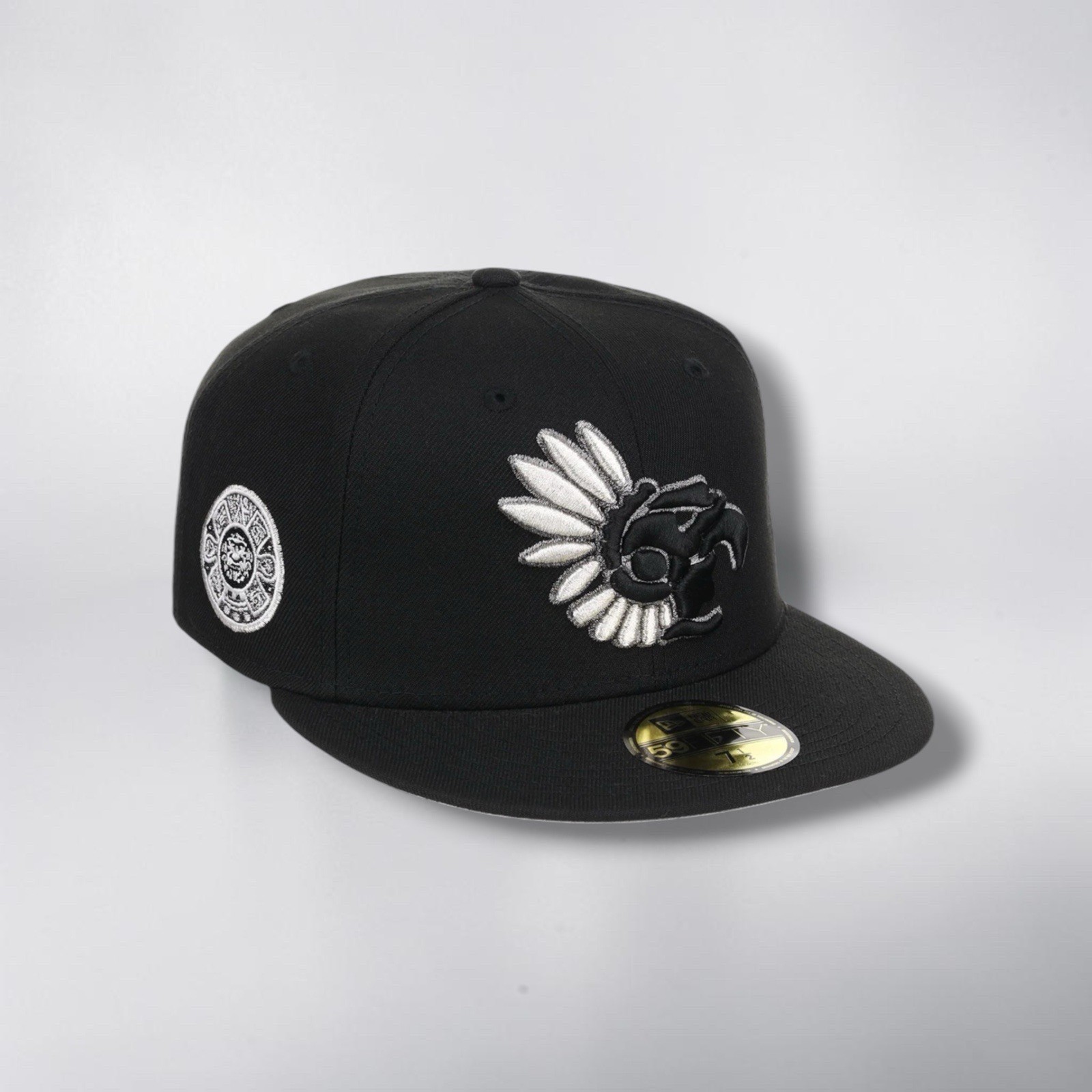 New Era Crown The City Mexico City Aztec 2.0 59Fifty Black / Black NEW