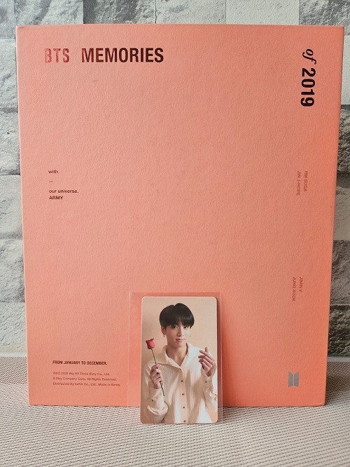 BTS MEMORIES OF 2019 DVD set Incl. JungKook Photo card , complete set, F-Ship