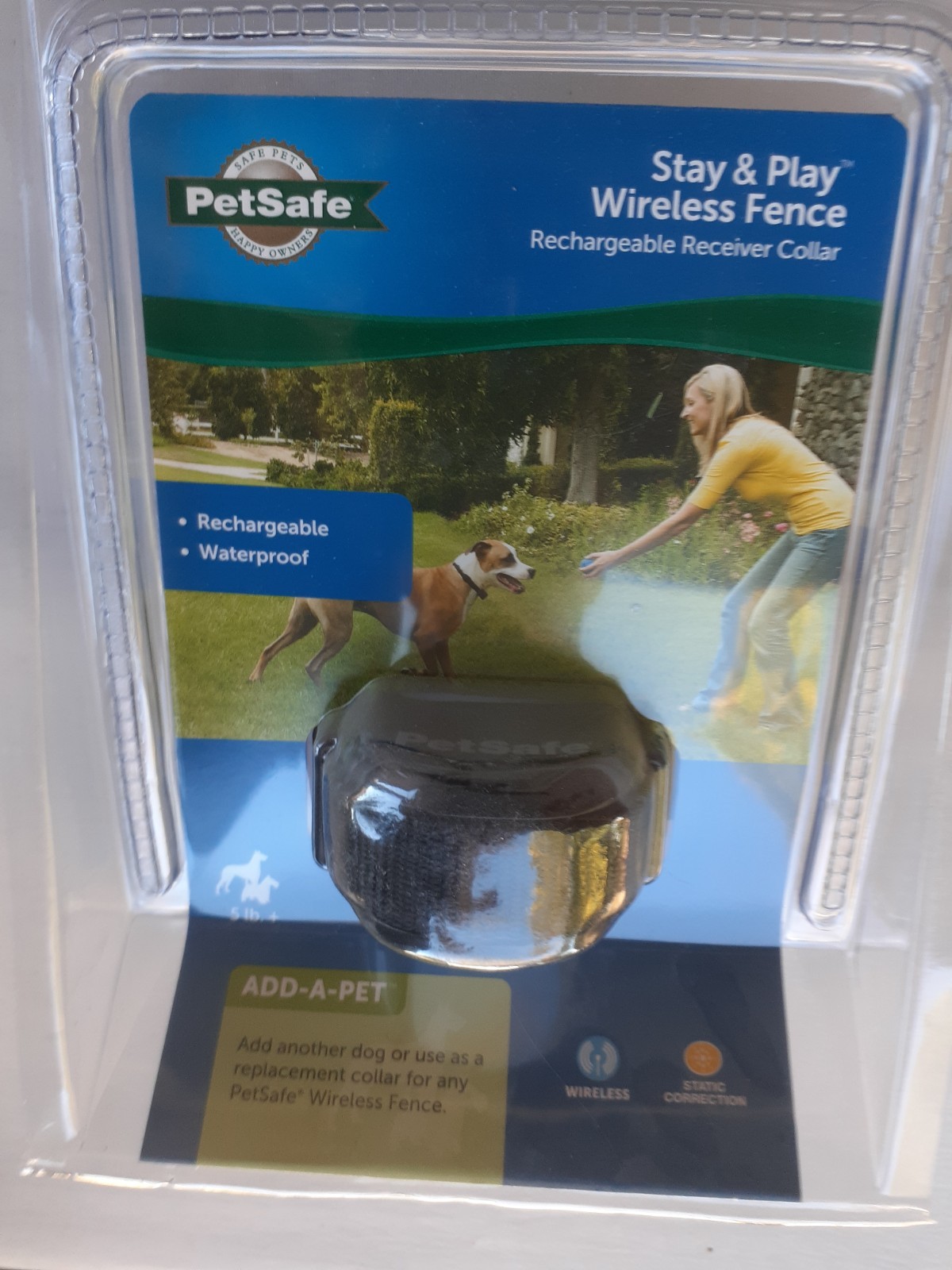 PetSafe PIF00-14288 Stay + Play Add A Pet Wireless Fence Collar for Dogs