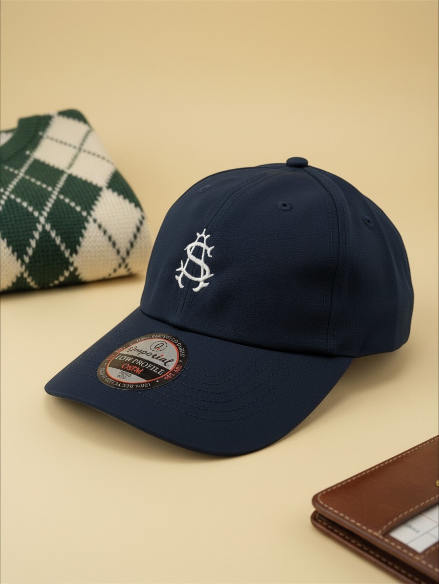 Shoreacres Club Golf Hat Cap - Imperial X210P - Navy Blue - Exclusive - NEW