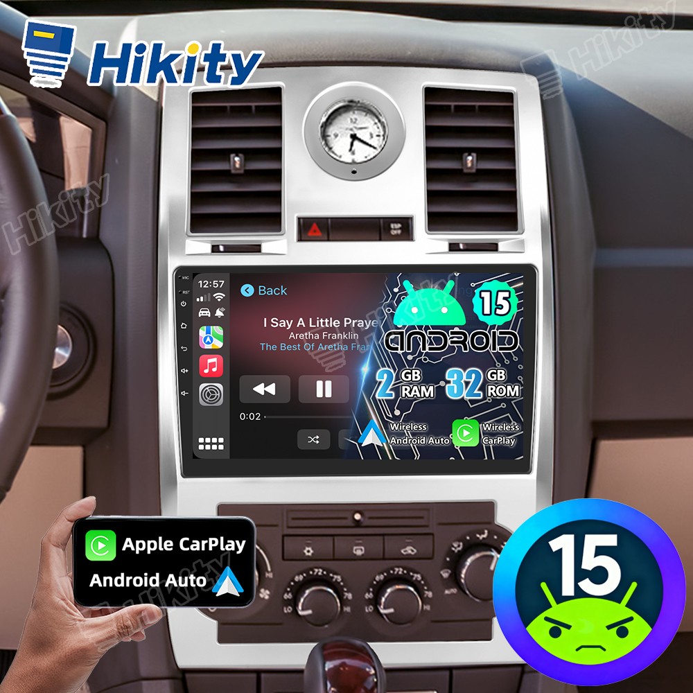 CarPlay For Chrysler 300 300C 2005-2010 Android15 Car Stereo Radio GPS Navi WiFi