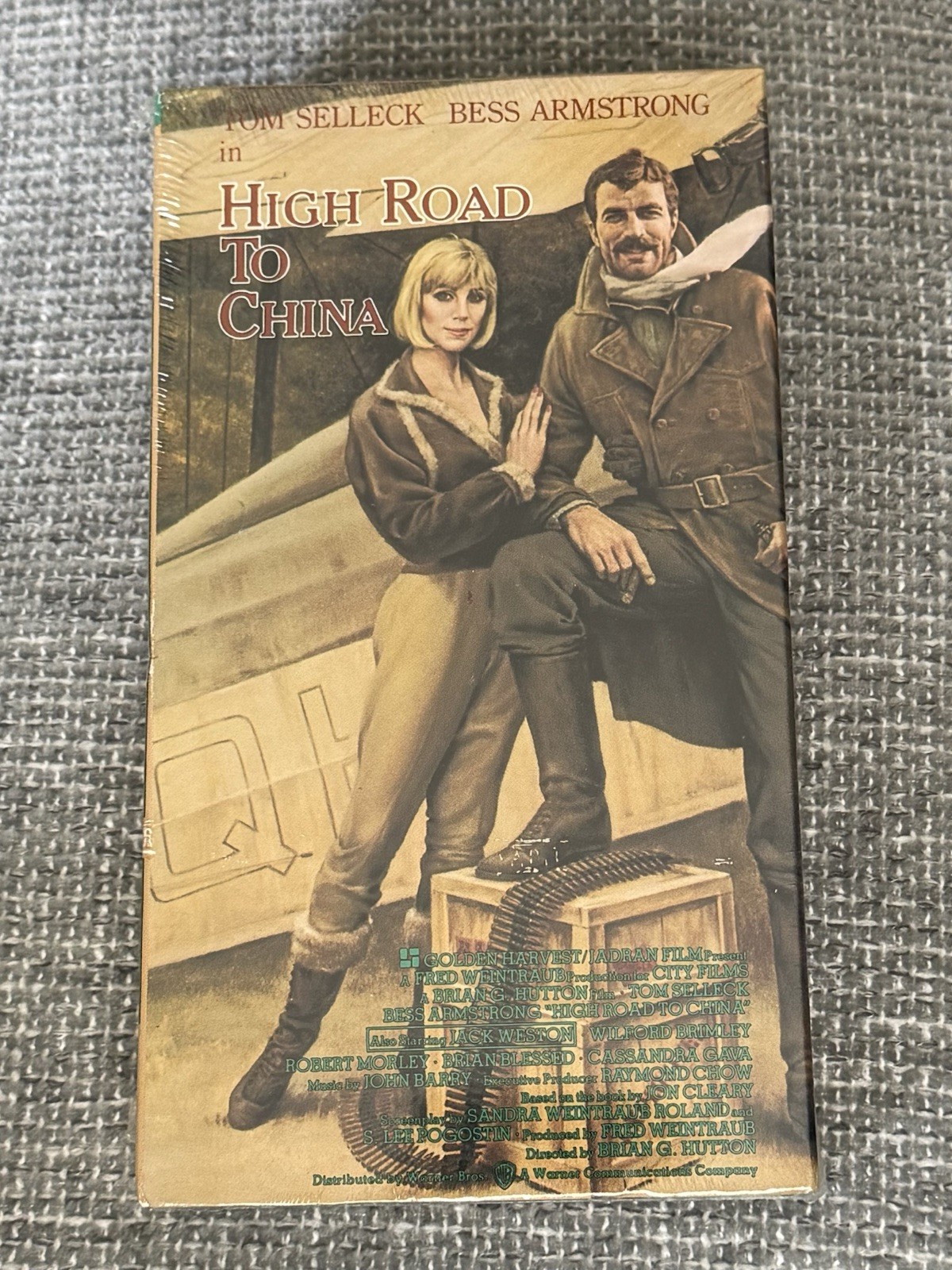 Factory Sealed VHS: HIGH ROAD TO CHINA Tom Selleck Bess Armstrong; 1989