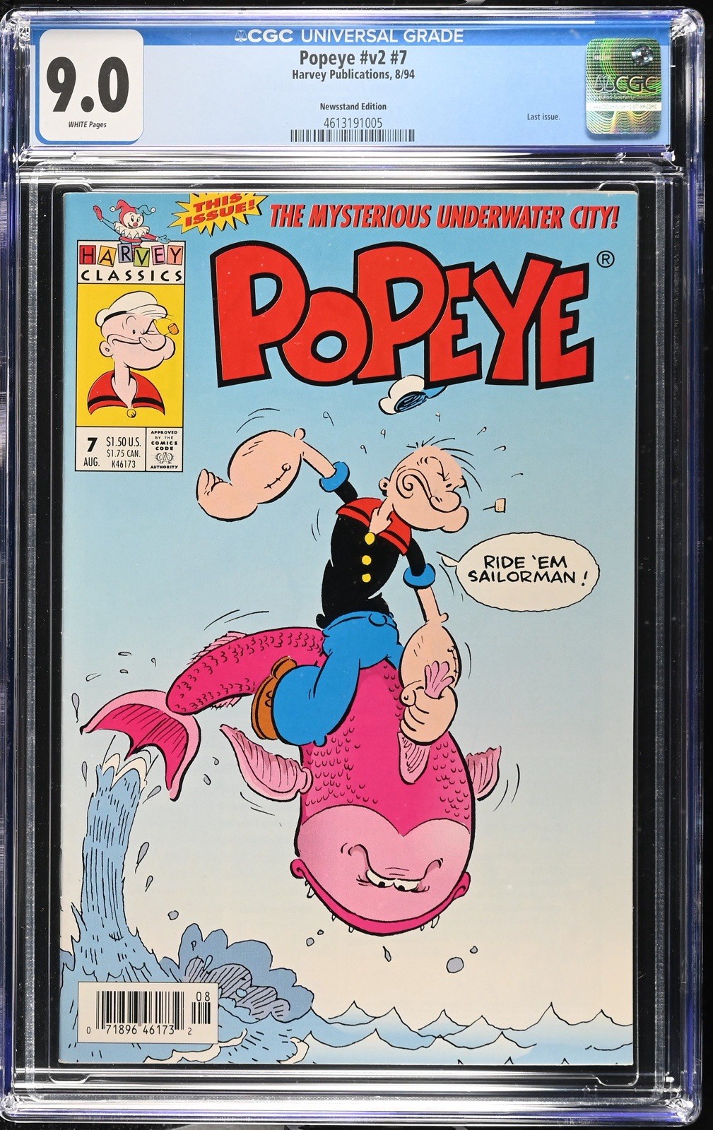 Popeye #7 CGC 9.0