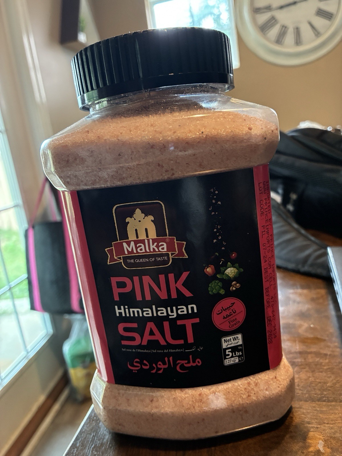 Malka Himalayan Pink Salt Jar 10lb (5lbx2) Malka Himalayan Pink Salt Jar 10lb (5lbx2)