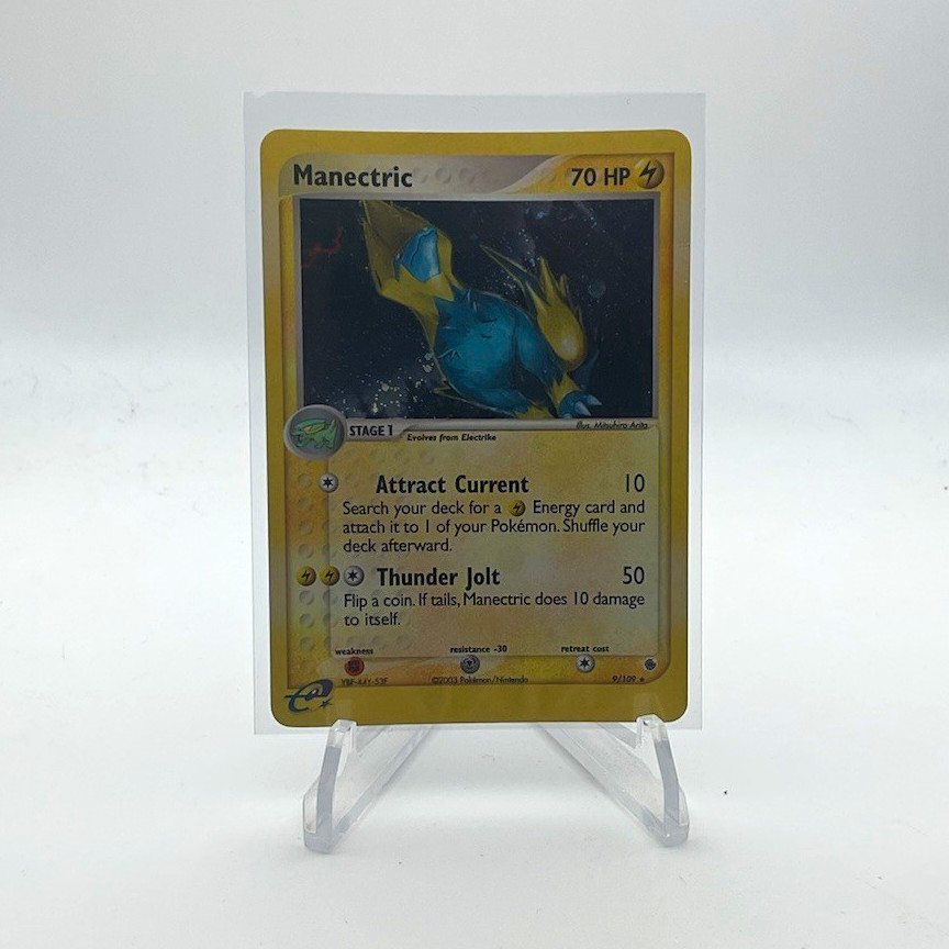 The Pokémon Company Manectric 9/109 EX Ruby & Sapphire Holo Rare 2003 English